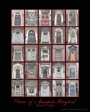 Load image into Gallery viewer, Annapolis Doors—Poster—RED
