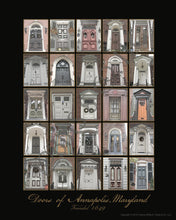 Load image into Gallery viewer, Annapolis Doors—Poster—TAN
