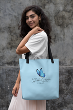 Load image into Gallery viewer, Grief—Large Tote Bag—Light Blue