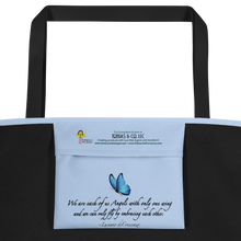 Load image into Gallery viewer, Grief—Large Tote Bag—Light Blue