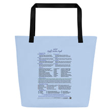 Load image into Gallery viewer, HSPs—Large Tote Bag—Light Blue