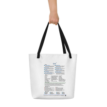 Load image into Gallery viewer, Grief—Large Tote Bag—White