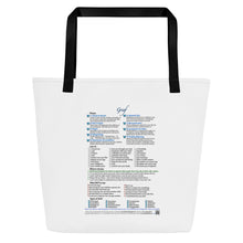 Load image into Gallery viewer, Grief—Large Tote Bag—White
