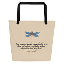 Load image into Gallery viewer, HSPs—Large Tote Bag—Tan