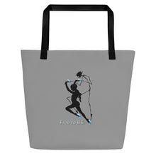 Load image into Gallery viewer, Red Flags of a Narcissist—Large Tote Bag—Gray