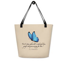 Load image into Gallery viewer, Grief—Large Tote Bag—Tan
