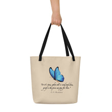 Load image into Gallery viewer, Grief—Large Tote Bag—Tan