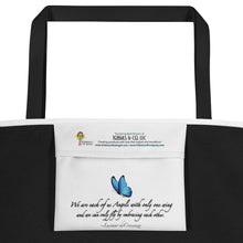 Load image into Gallery viewer, Grief—Large Tote Bag—White
