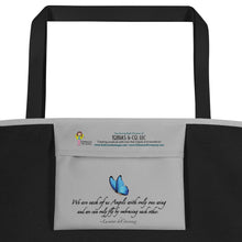 Load image into Gallery viewer, Grief—Large Tote Bag—Gray