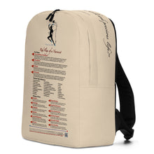 Load image into Gallery viewer, Red Flags of a Narcissist—Minimalist Backpack—Tan