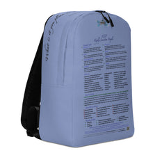 Load image into Gallery viewer, HSPs—Minimalist Backpack—Blue
