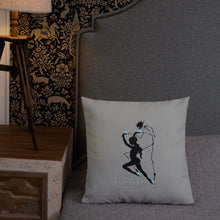 Load image into Gallery viewer, Red Flags of a Narcissist—Premium Pillow—Gray