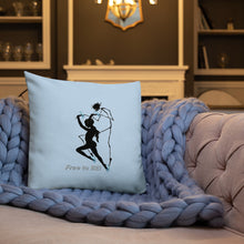 Load image into Gallery viewer, Red Flags of a Narcissist—Premium Pillow—Light Blue