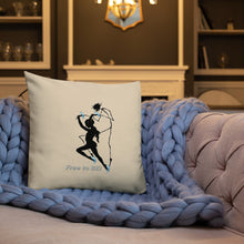 Load image into Gallery viewer, Red Flags of a Narcissist—Premium Pillow—Tan