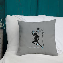 Load image into Gallery viewer, Red Flags of a Narcissist—Premium Pillow—Gray