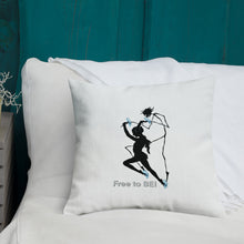 Load image into Gallery viewer, Red Flags of a Narcissist—Premium Pillow—White