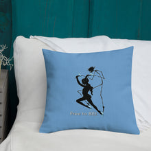 Load image into Gallery viewer, Red Flags of a Narcissist—Premium Pillow—Blue