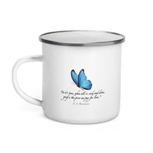 Load image into Gallery viewer, Grief—Enamel Mug—White