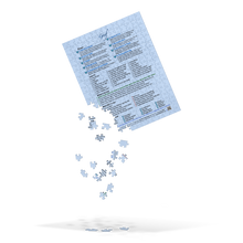 Load image into Gallery viewer, Grief—Jigsaw Puzzle—Light Blue