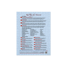 Load image into Gallery viewer, Red Flags of a Narcissist—Jigsaw Puzzle—Light Blue