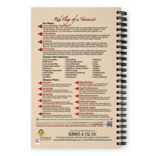 Load image into Gallery viewer, Red Flags of a Narcissist—Spiral notebook—Tan