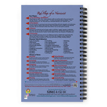 Load image into Gallery viewer, Red Flags of a Narcissist—Spiral Notebook—Blue