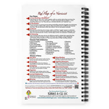 Load image into Gallery viewer, Red Flags of a Narcissist—Spiral Notebook—White