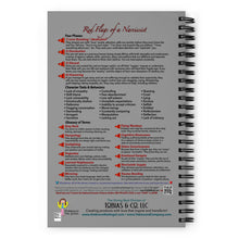 Load image into Gallery viewer, Red Flags of a Narcissist—Spiral Notebook—Gray