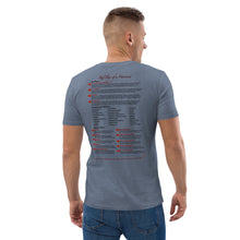 Load image into Gallery viewer, Red Flags of a Narcissist—Unisex Organic Cotton T-Shirt—Stanley/Stella STTU755