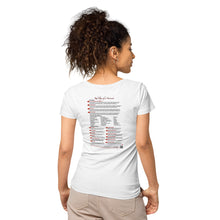 Load image into Gallery viewer, Red Flags of a Narcissist—Women’s Basic Organic T-Shirt—SOL'S 02077