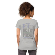 Load image into Gallery viewer, HSPs—Women's Fitted V-Neck T-Shirt—B&C TW045