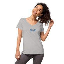 Load image into Gallery viewer, HSPs—Women's Fitted V-Neck T-Shirt—B&C TW045