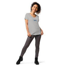 Load image into Gallery viewer, HSPs—Women's Fitted V-Neck T-Shirt—B&C TW045