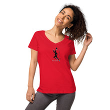 Load image into Gallery viewer, Red Flags of a Narcissist—Women's Fitted V-Neck T-Shirt—B&C TW045