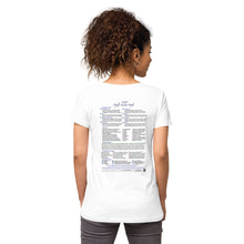 Load image into Gallery viewer, HSPs—Women's Fitted V-Neck T-Shirt—B&C TW045