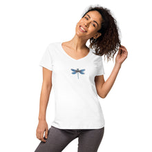 Load image into Gallery viewer, HSPs—Women's Fitted V-Neck T-Shirt—B&C TW045
