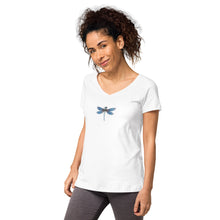 Load image into Gallery viewer, HSPs—Women's Fitted V-Neck T-Shirt—B&C TW045