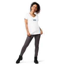 Load image into Gallery viewer, HSPs—Women's Fitted V-Neck T-Shirt—B&C TW045