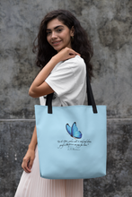 Load image into Gallery viewer, Grief—Large Tote Bag—Light Blue
