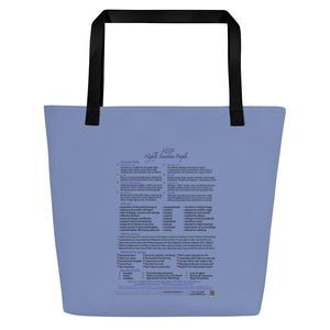 HSPs—Large Tote Bag—Blue