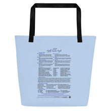Load image into Gallery viewer, HSPs—Large Tote Bag—Light Blue

