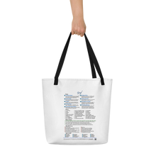Load image into Gallery viewer, Grief—Large Tote Bag—White
