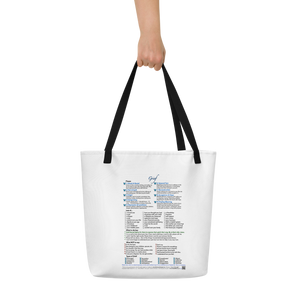Grief—Large Tote Bag—White