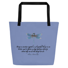 Load image into Gallery viewer, HSPs—Large Tote Bag—Blue
