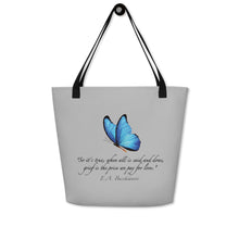 Load image into Gallery viewer, Grief—Large Tote Bag—Gray
