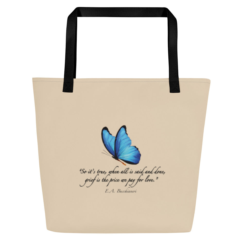 Grief—Large Tote Bag—Tan