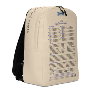 HSPs—Minimalist Backpack—Tan