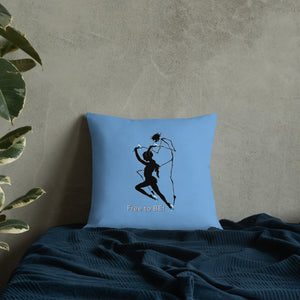 Red Flags of a Narcissist—Premium Pillow—Blue
