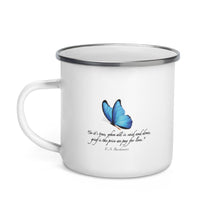 Load image into Gallery viewer, Grief—Enamel Mug—White
