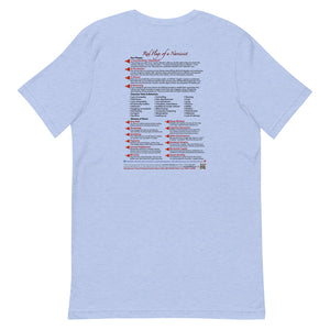 Red Flags of a Narcissist—Unisex T-Shirt—Bella + Canvas 3001